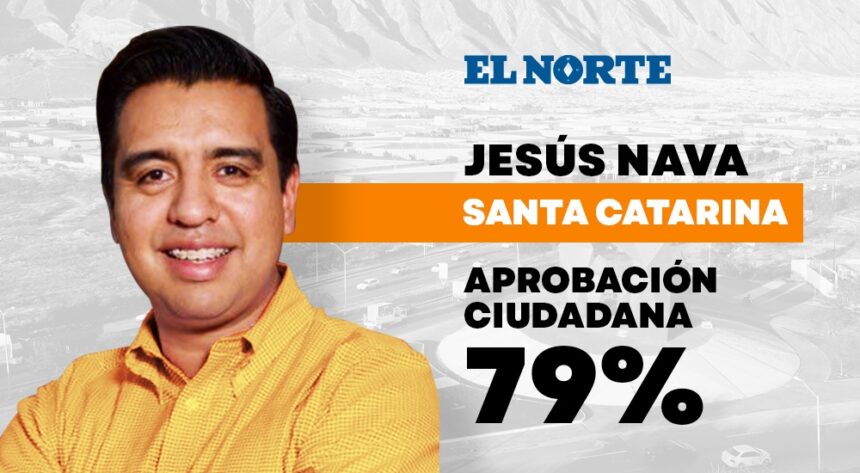 Ciudadanos de Santa Catarina aprueban gestión de Jesús Nava