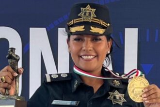 Directora de Policía de Santa Catarina se corona con medalla de oro en competencia de tiro