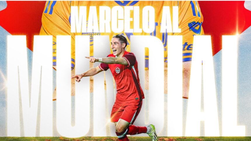 Marcelo Flores compartió su entusiasmo al formar parte del equipo canadiense que competirá en el Mundial de fútbol.