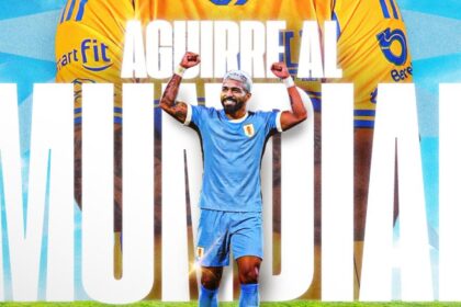 Rodrigo Aguirre, jugador de Tigres, ha sido convocado por Uruguay para representar al país en el Mundial.