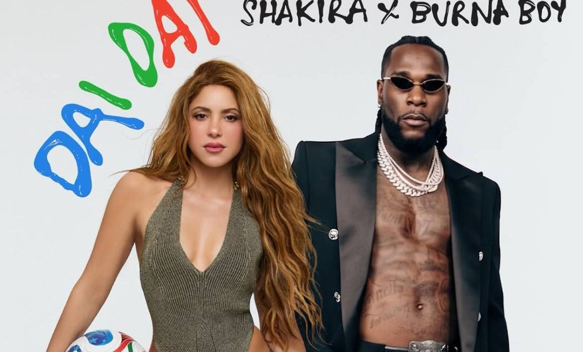 Shakira y Burna Boy presentarán en vivo su nueva canción Dai Dai en la inauguración del Mundial 2026.