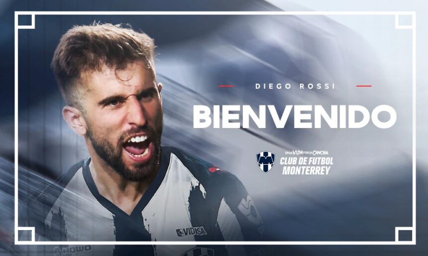 El uruguayo Diego Rossi, con 133 goles en su carrera, se integra a Rayados para fortalecer el ataque del equipo.