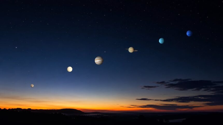 Descubre cuándo y cómo observar la alineación planetaria en 2026 desde México, incluyendo los planetas visibles.
