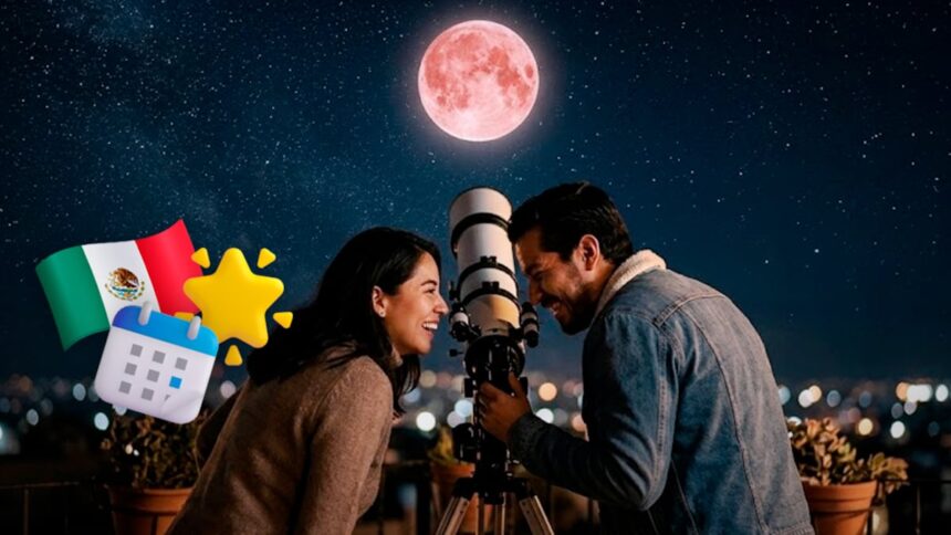 Descubre los eventos astronómicos más destacados de julio 2026 en México, desde fases de la Luna hasta conjunciones planetarias.