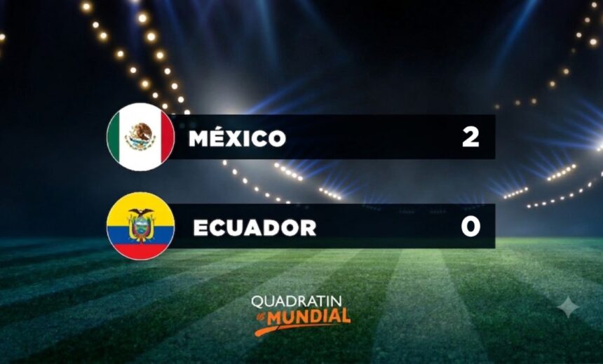 La selección mexicana logra un histórico triunfo frente a Ecuador, avanzando así al tan esperado quinto partido.